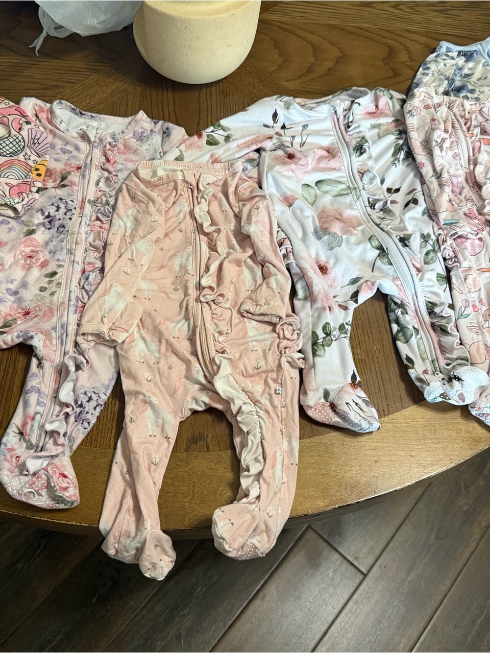 0-3 caden lane baby pajamas 6pc